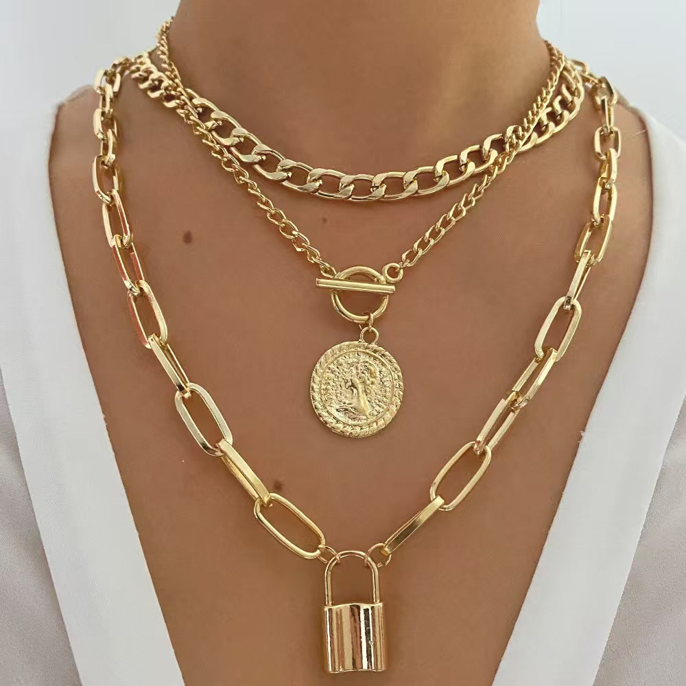 Collier Multicouche Portrait — Bijou Tendance