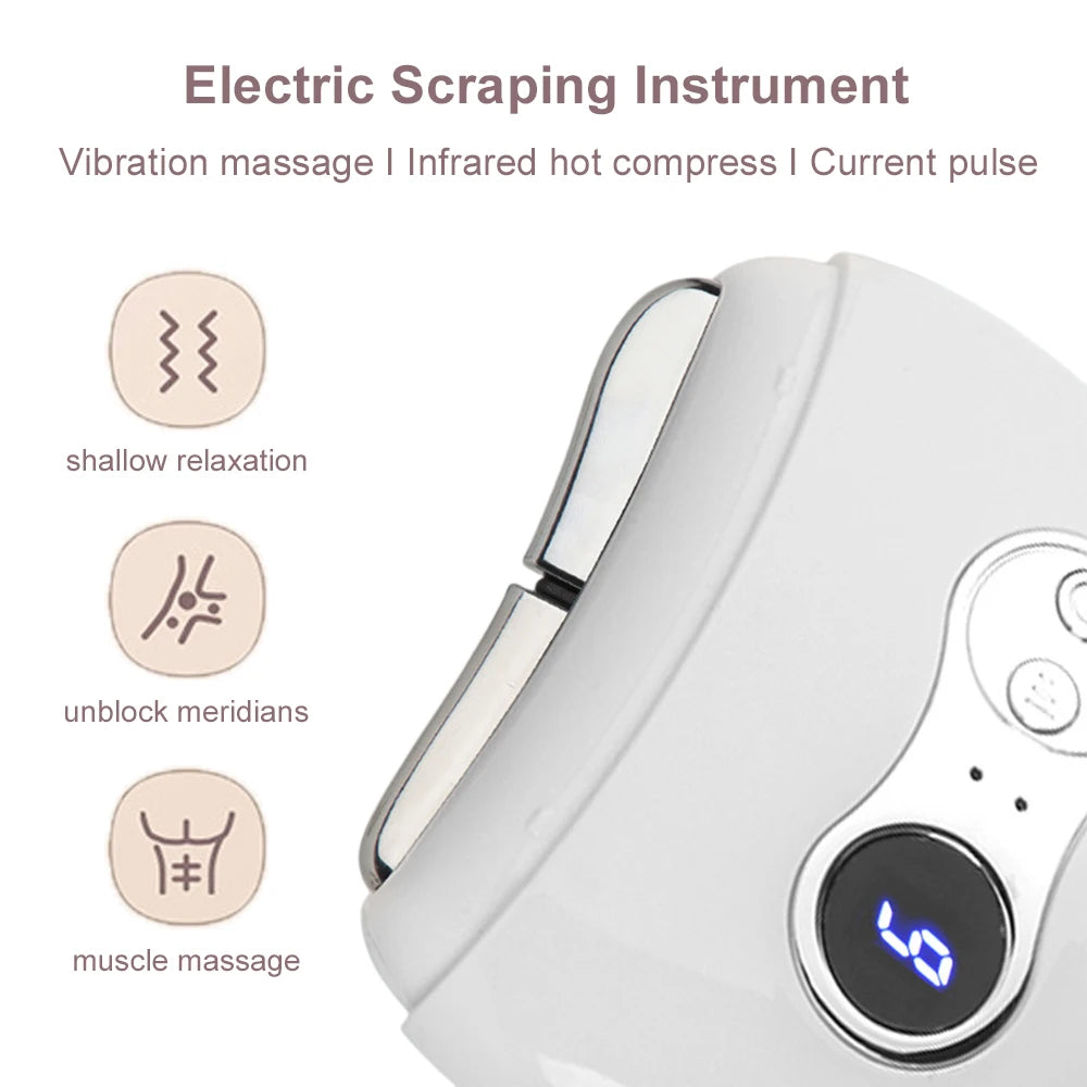 Masseur Gua Sha Électrique Chauffant — Lifting & Anti-Rides