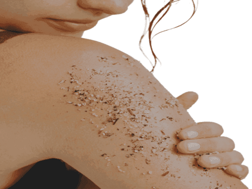 Exfoliating Organic  Body Scrub - Bulgarian Rose Fragrance