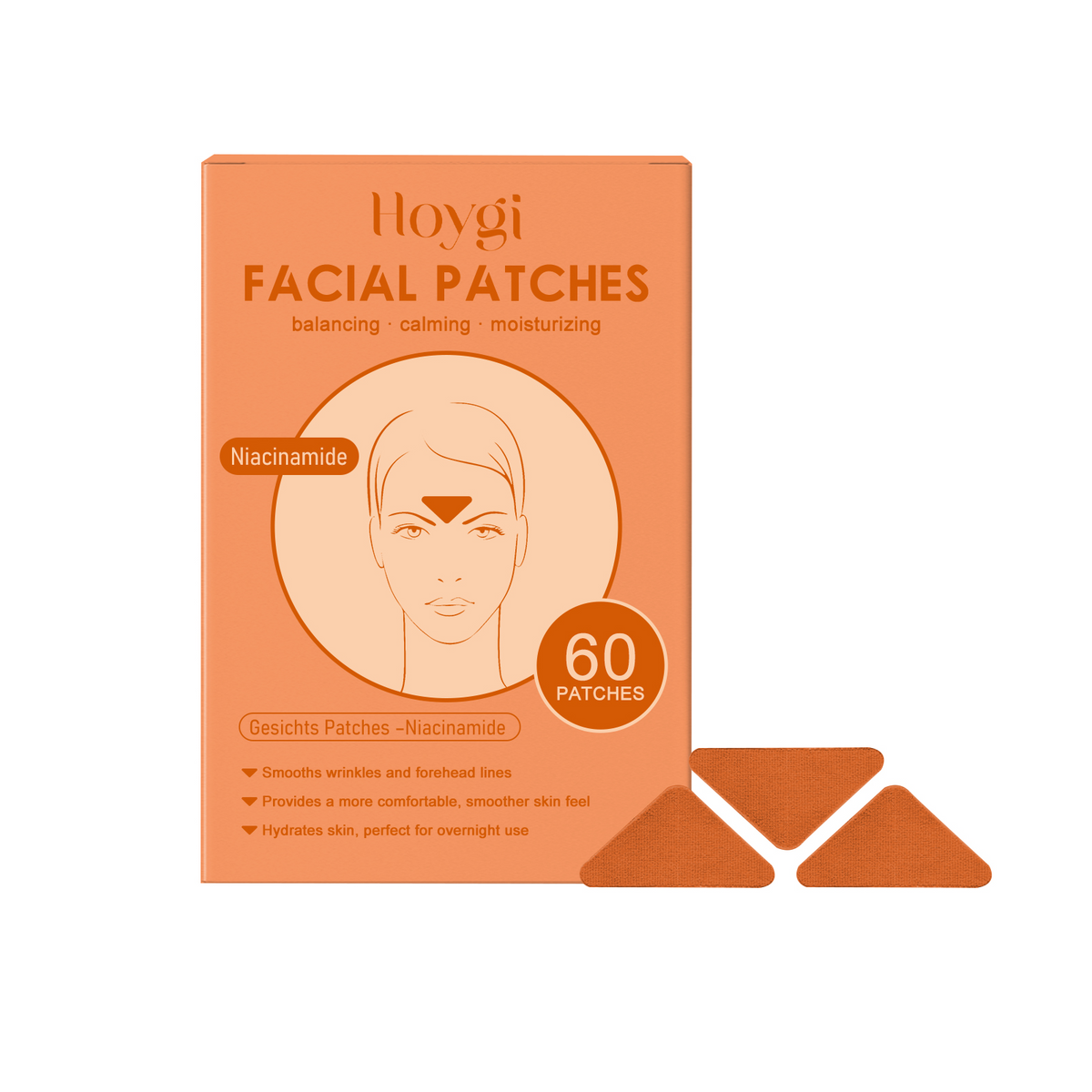 Patches Visage Hoygi à la Niacinamide & Orange